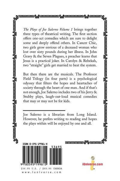 Produktbild: The Plays of Joe Salerno
