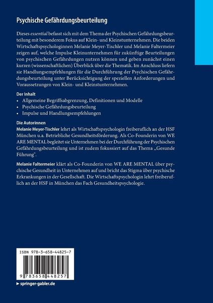 Produktbild: Psychische Gefährdungsbeurteilung