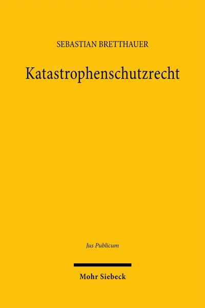 Produktbild: Katastrophenschutzrecht