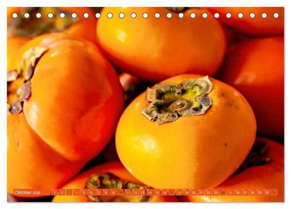 Produktbild: ORANGE - Gem&uuml;se und Obst -Vitaminreich (Tischkalender 2026 DIN A5 quer), CALVENDO Monatskalender