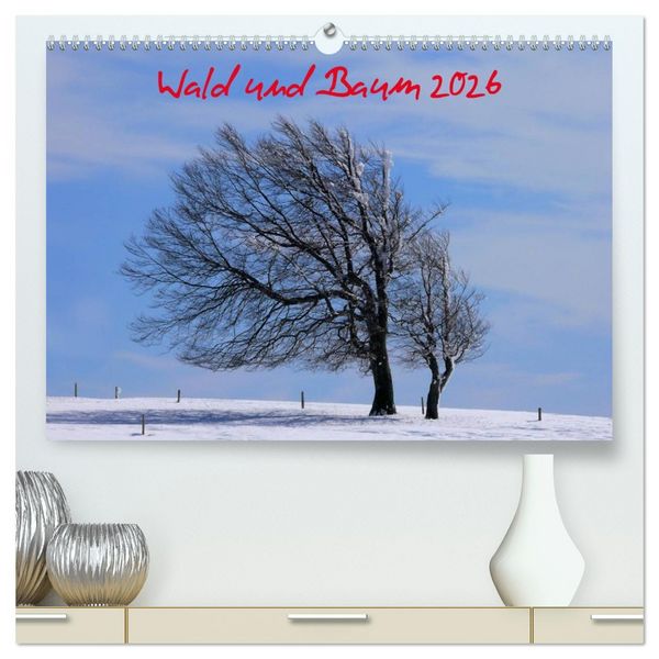 Wald und Baum 2026 (hochwertiger Premium Wandkalender 2026 DIN A2 quer), Kunstdruck in Hochglanz