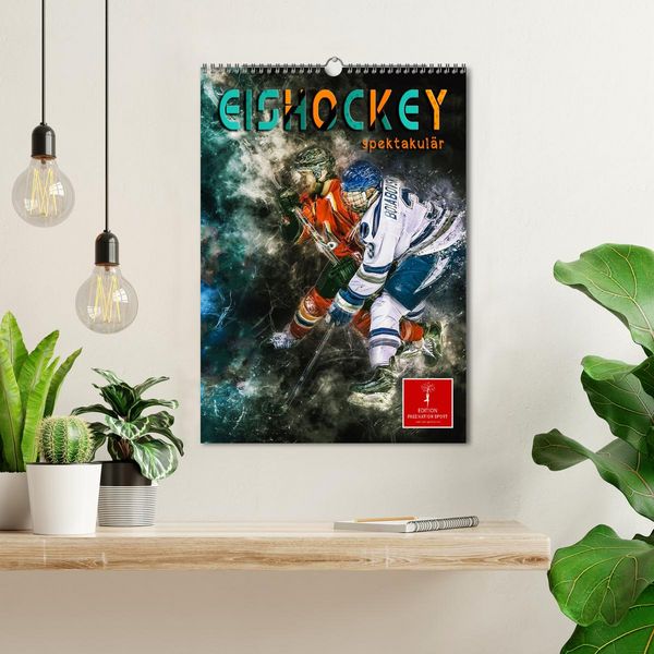 Produktbild: Eishockey spektakul&auml;r (Wandkalender 2026 DIN A3 hoch), CALVENDO Monatskalender