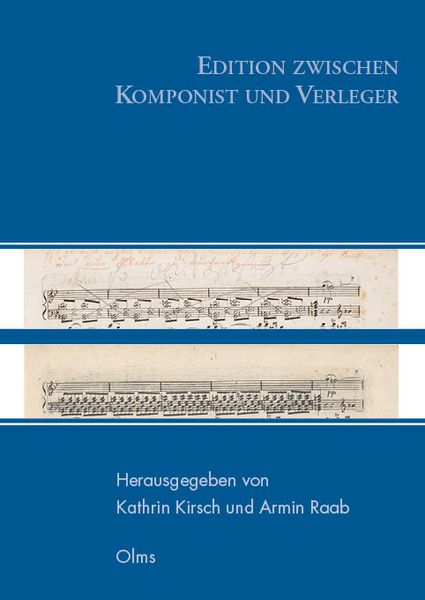 Produktbild: Edition zwischen Komponist und Verleger