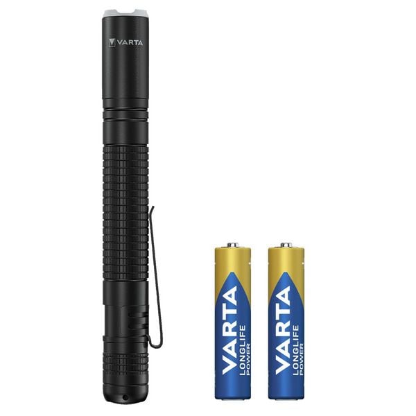 Varta LED Taschenlampe Aluminium Light F10 Pro 3 Leuchtmodi schwarz