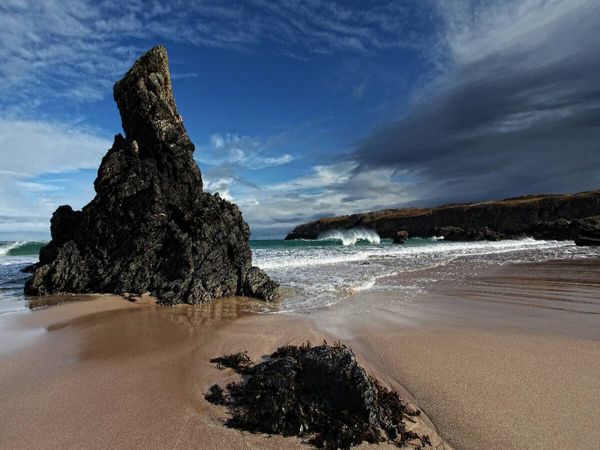 Produktbild: CALVENDO Puzzle Sango Beach, Durness, Sutherland, Caithness | 1000 Teile Lege-Gr&ouml;&szlig;e 64x48cm Foto-Puzzle f&uuml;r gl&uuml;ckliche Stunden