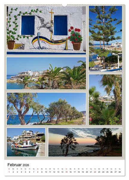 Produktbild: Kreta - Historische St&auml;dte und Bilderbuchd&ouml;rfer (Wandkalender 2026 DIN A2 hoch), CALVENDO Monatskalender