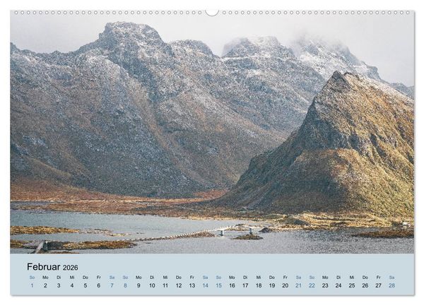 Produktbild: Naturgewalt Norwegen (Wandkalender 2026 DIN A2 quer), CALVENDO Monatskalender