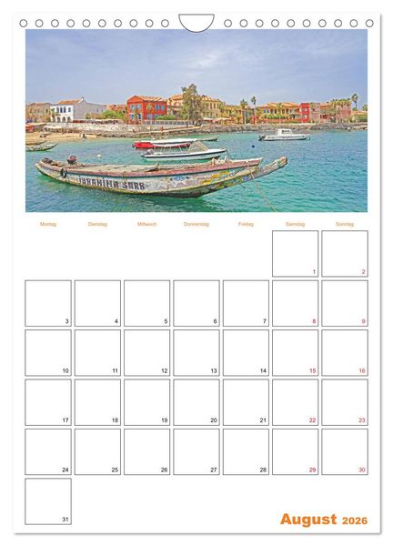 Produktbild: Gambia und Senegal erleben (Wandkalender 2026 DIN A4 hoch), CALVENDO Monatskalender