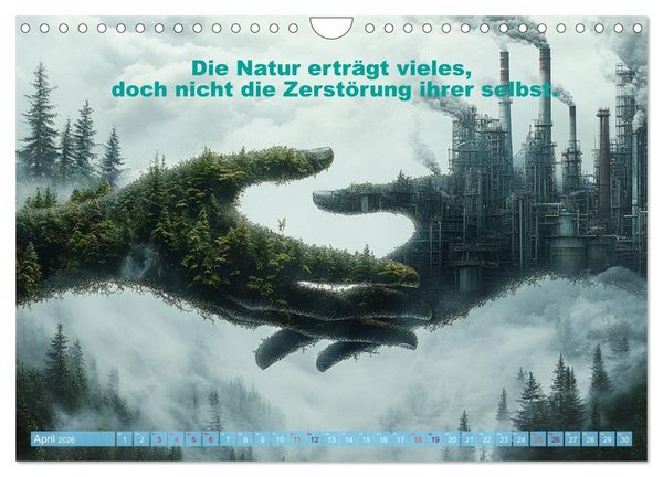 Produktbild: Wortperlen (Wandkalender 2026 DIN A4 quer), CALVENDO Monatskalender