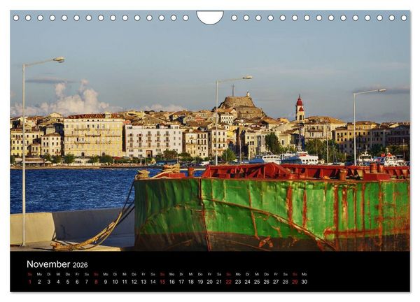Produktbild: Von Korfu bis Antipaxos (Wandkalender 2026 DIN A4 quer), CALVENDO Monatskalender