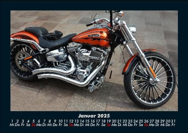 Produktbild: Motorräder 2025 Fotokalender DIN A5