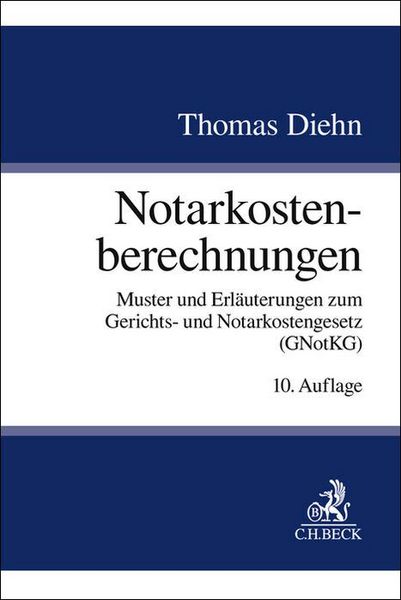 Produktbild: Notarkostenberechnungen