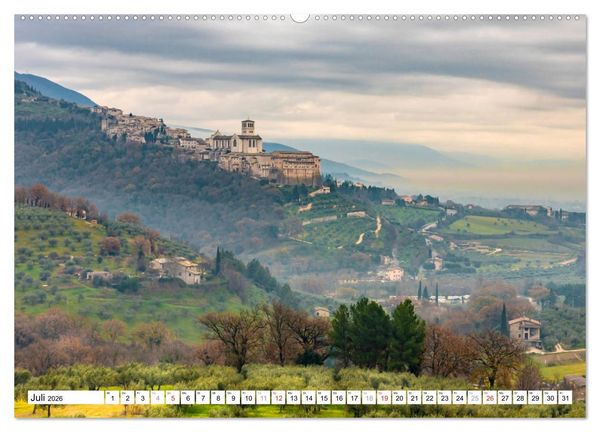 Produktbild: Assisi - Mittelalterliches Herz Italiens (Wandkalender 2026 DIN A2 quer), CALVENDO Monatskalender