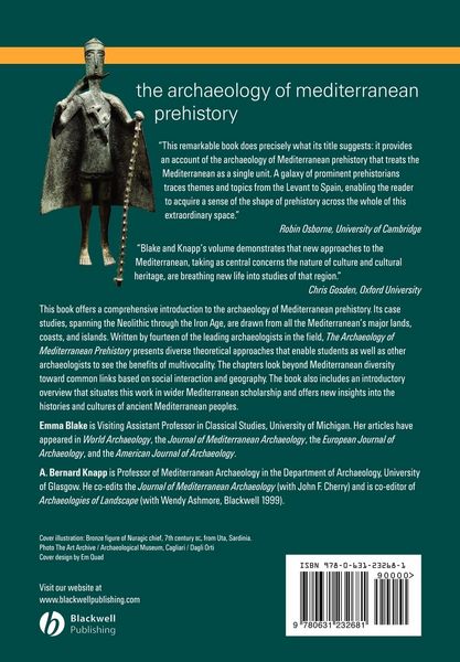 Produktbild: Archaeology Mediterranean Prehistory