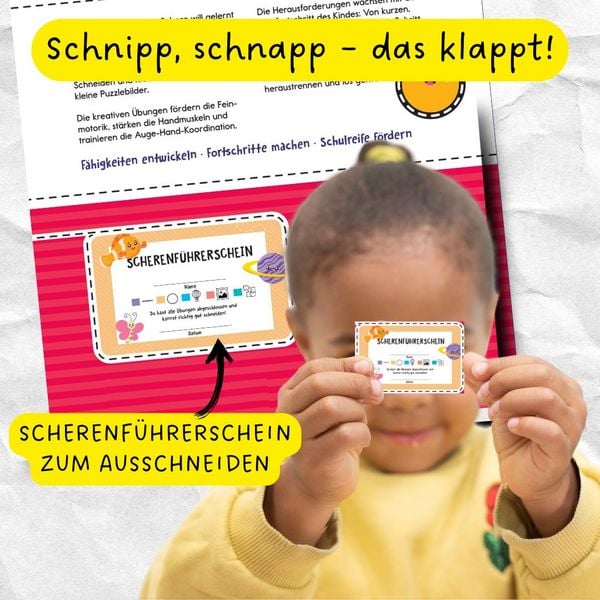 Produktbild: Mein Scherenf&uuml;hrerschein &ndash; Spielerisch schneiden lernen