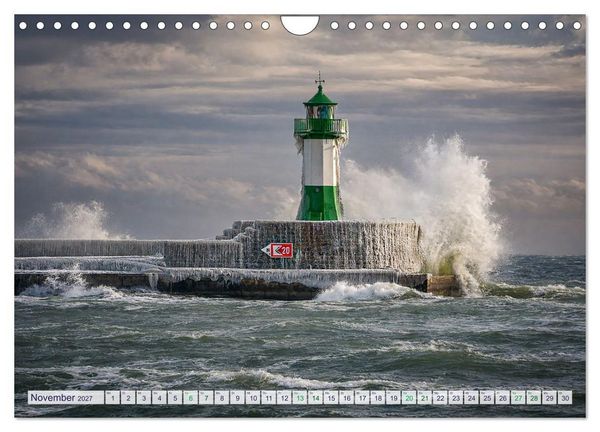 Produktbild: Inseltr&auml;ume R&uuml;gen &ndash; 12 Monate pure Ostsee-Magie (Wandkalender 2027 DIN A4 quer), CALVENDO Monatskalender