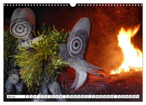 Produktbild: Papua-Neuguinea Geheimnisvolle Inselwelt (Wandkalender 2026 DIN A3 quer), CALVENDO Monatskalender