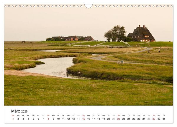 Produktbild: Hallig Hooge - zwischen Himmel und Erde (Wandkalender 2026 DIN A3 quer), CALVENDO Monatskalender