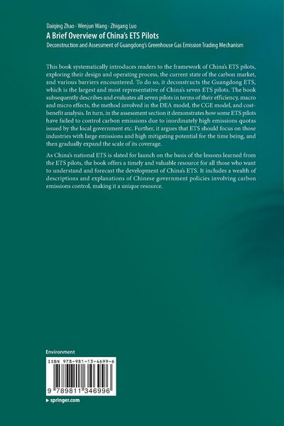 Produktbild: A Brief Overview of China&rsquo;s ETS Pilots