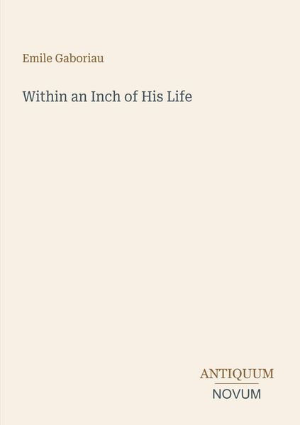 Produktbild: Within an Inch of His Life