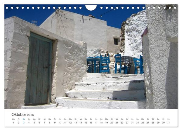 Produktbild: Hellas - ein Meer der Farben (Wandkalender 2026 DIN A4 quer), CALVENDO Monatskalender
