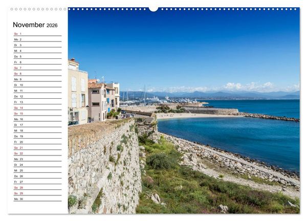 Produktbild: ANTIBES Idyllische Impressionen (hochwertiger Premium Wandkalender 2026 DIN A2 quer), Kunstdruck in Hochglanz