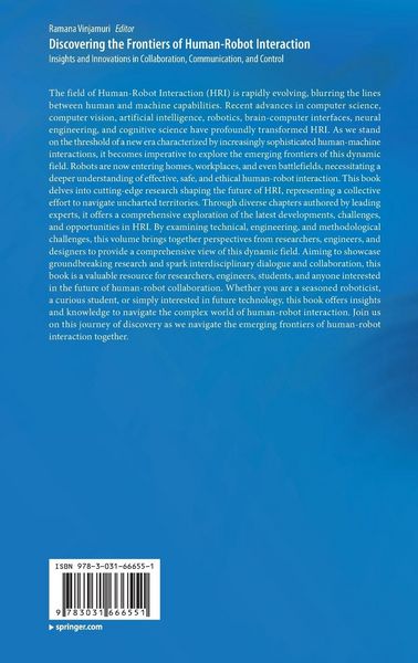 Produktbild: Discovering the Frontiers of Human-Robot Interaction
