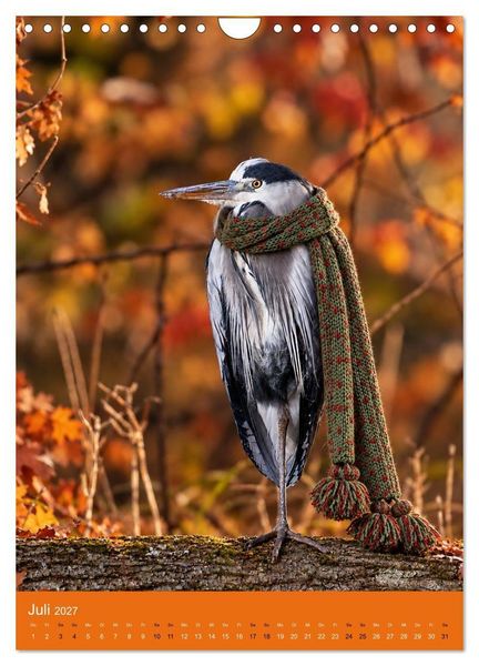 Produktbild: Goldener Herbst Eine tierische Fantasiewelt (Wandkalender 2027 DIN A4 hoch), CALVENDO Monatskalender
