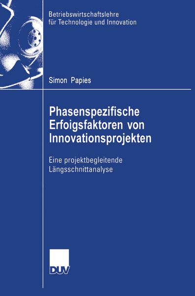 Produktbild: Phasenspezifische Erfolgsfaktoren von Innovationsprojekten
