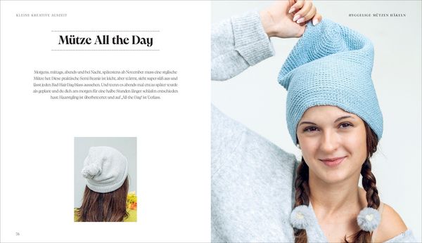 Produktbild: Kleine kreative Auszeit: Trendige M&uuml;tzen h&auml;keln