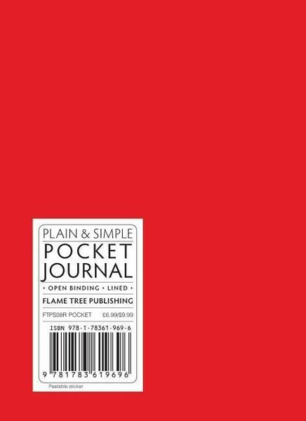 Produktbild: Red Pocket Plain & Simple Journal