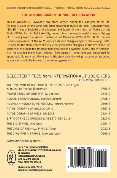 Produktbild: Big Bill Haywood's Book