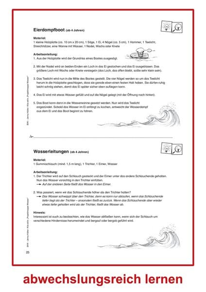 Produktbild: Kita aktiv Projektmappe Wasser