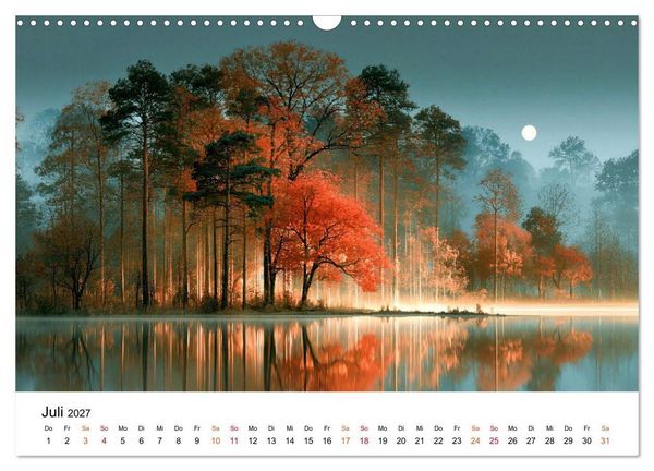 Produktbild: Zeitreise Natur (Wandkalender 2027 DIN A3 quer), CALVENDO Monatskalender