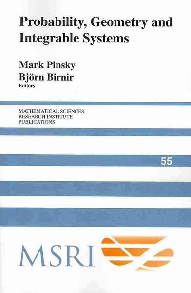 Produktbild: Probability, Geometry and Integrable Systems