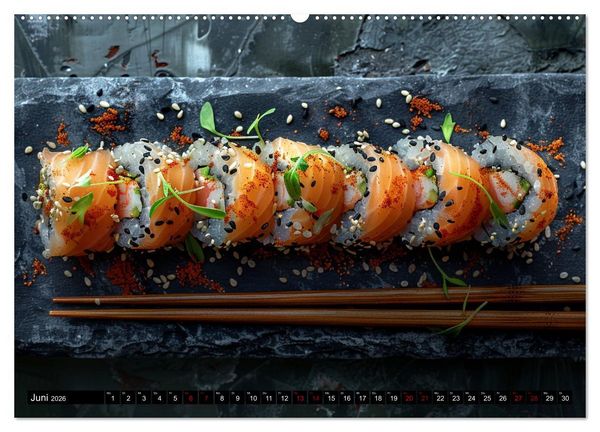 Produktbild: Sushi Zauber (Wandkalender 2026 DIN A2 quer), CALVENDO Monatskalender