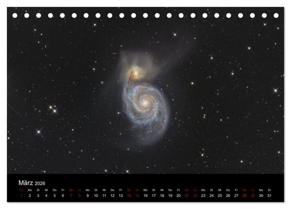 Produktbild: Beeindruckendes Universum (Tischkalender 2026 DIN A5 quer), CALVENDO Monatskalender