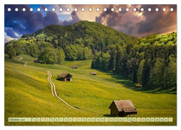 Produktbild: Wandern - die Welt erwartet Dich (Tischkalender 2026 DIN A5 quer), CALVENDO Monatskalender