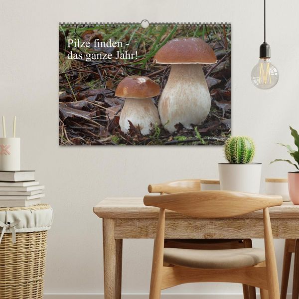 Produktbild: Pilze finden - das ganze Jahr! (Wandkalender 2026 DIN A3 quer), CALVENDO Monatskalender