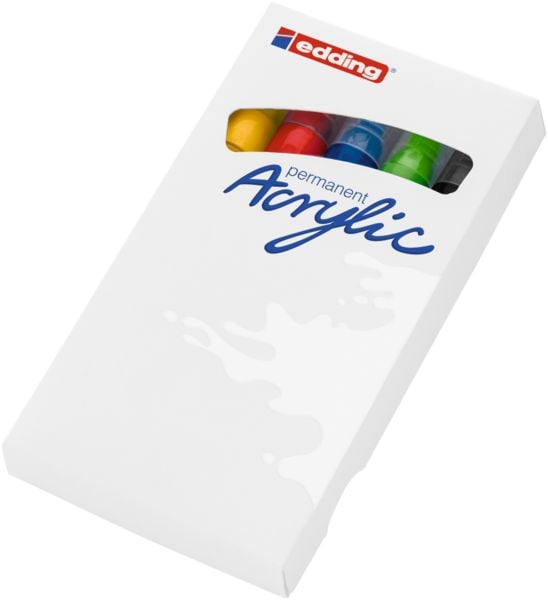 Produktbild: Edding Acrylmarker Acrylic 5100 Mittel 5er Set