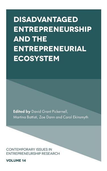 Produktbild: Disadvantaged Entrepreneurship and the Entrepreneurial Ecosystem