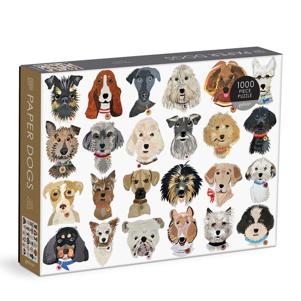 Produktbild: Paper Dogs 1000 Pc Puzzle