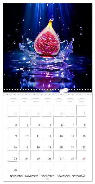 Produktbild: Fruity flavour explosions (Wall Calendar 2026 12 &times; 12 Inch) CALVENDO 12 Month Wall Calendar