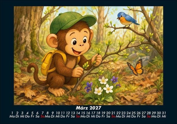 Produktbild: Milo entdeckt den Wald 2027 Fotokalender DIN A5