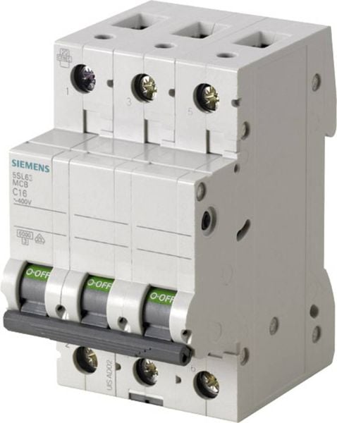 Siemens 5SL63167 Leitungsschutzschalter 3polig 16A 400V