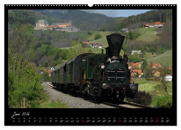 Produktbild: Mit Volldampf durch Mitteleuropa (Wandkalender 2026 DIN A2 quer), CALVENDO Monatskalender