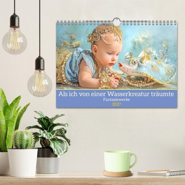 Produktbild: Als ich von einer Wasserkreatur tr&auml;umte - Fantasiewerke (Wandkalender 2027 DIN A4 quer), CALVENDO Monatskalender