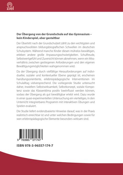 Produktbild: Erlebnisp&auml;dagogik im Schul&uuml;bergang