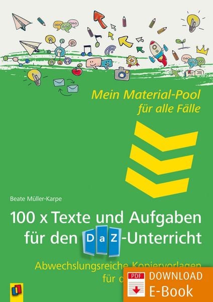Produktbild: 100 x Texte und Aufgaben f&uuml;r den DaZ-Unterricht