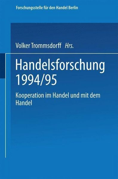 Produktbild: Kooperation im Handel und mit dem Handel